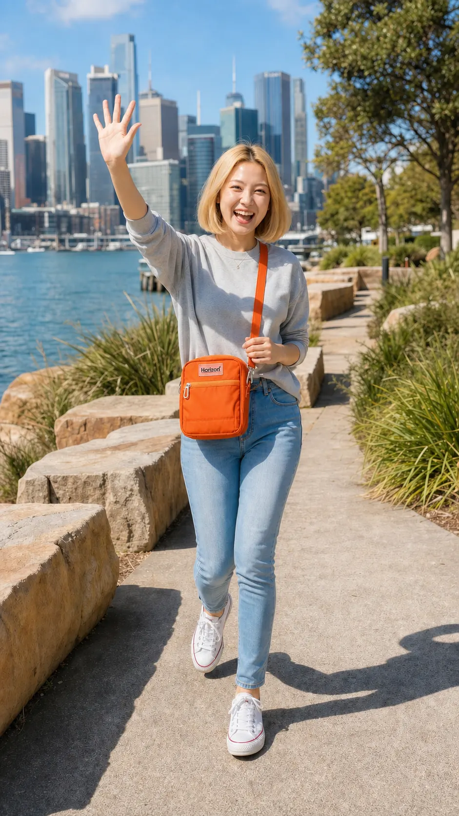 Dorami 在Sydney Harbour 與 Coogee 海岸的旅程